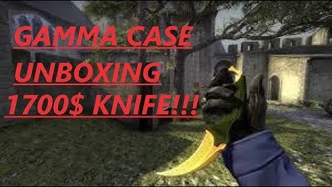 GAMMA CASE KARAMBIT LORE KNIFE UNBOXING!!!! (CSGO)(REACTION)(KnifeUnboxing)