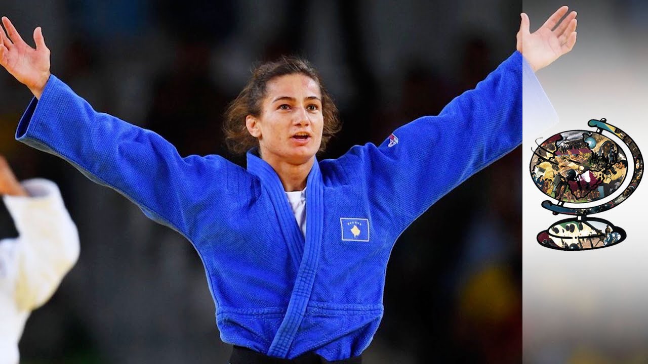 Kosovan judo champion misses out on Olympic gold - YouTube