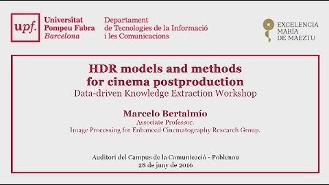 HDR models and methods for cinema postproduction