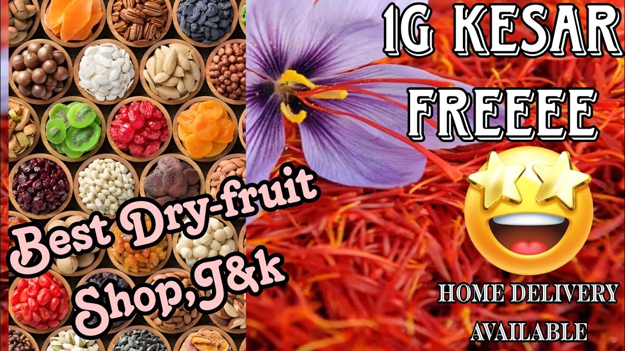 Best Dry-fruit Shop | Original Kesar | Original Shilajit | J&K Tour 