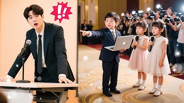 💗Cold CEO Claim Infertility To Refuse Women,Unexpect 3Genius Baby Crash Presser ShoutCaught You,Dad!