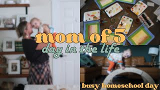 DAY IN MY LIFE || HOMESCHOOLING MOM OF 5