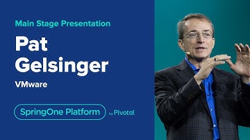 Pat Gelsinger, James Watters, Cornelia Davis at SpringOne Platform 2019