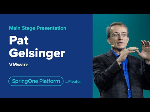 Pat Gelsinger, James Watters, Cornelia Davis at SpringOne Platform 2019