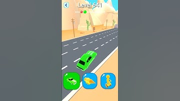 Shape-Shifting 2 GAMEPLAY Level No #641 Walkthrough - New Update Car Racing #Shorts #ShapeShifting