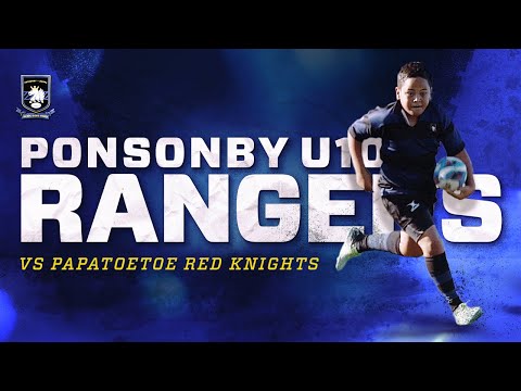 U10 Open Grade | Ponsonby Rangers vs Papatoetoe Red Knights | Junior Rugby Highlights