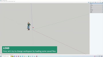 SketchUp Tips - How to load and save your workspace