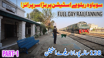 Railfanning at Sohawa Station: Surprising Train Events | Trackside with Yousaf