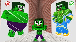 Monster School : Bad Father Hulk Become Good After Is Gangster - Sad Story - Minecraft Animation