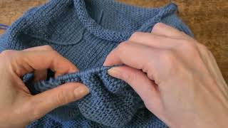 TUTORIAL di MAGLIA, trucchi per l' utilizzo  dei Barber Knitting per mettere in sospeso le maglie