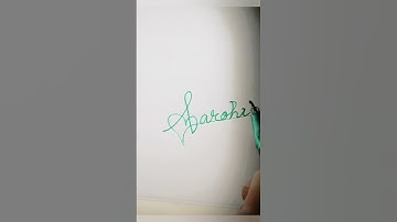 Aarohi Name Status #whatsappstatus #shorts #handwriting #art