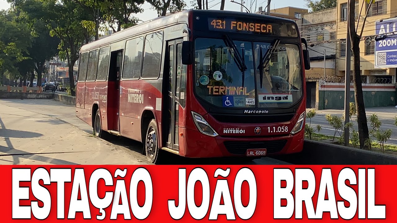 Estação João Brasil - Alameda São Boaventura (Niterói/RJ) - Movimentação de Ônibus #58