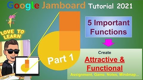 How to Use Jamboard Tutorial 2021 (Part 1) - Top 5 Functions - Students & Teachers EdTech