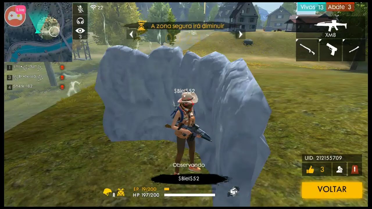 lol dolls FREE FIRE - RUMO A 1700 INSCRITOS SALA PERSONALIZADA - VEM PRA LIVE!!!