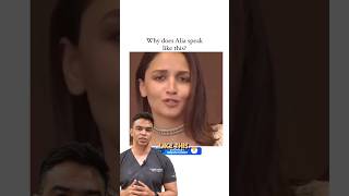 A lot of you must have seen Alia Bhatt talking like this. Do you know the reason behind this?