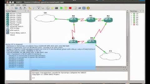 Tutorial GNS3 5 routers