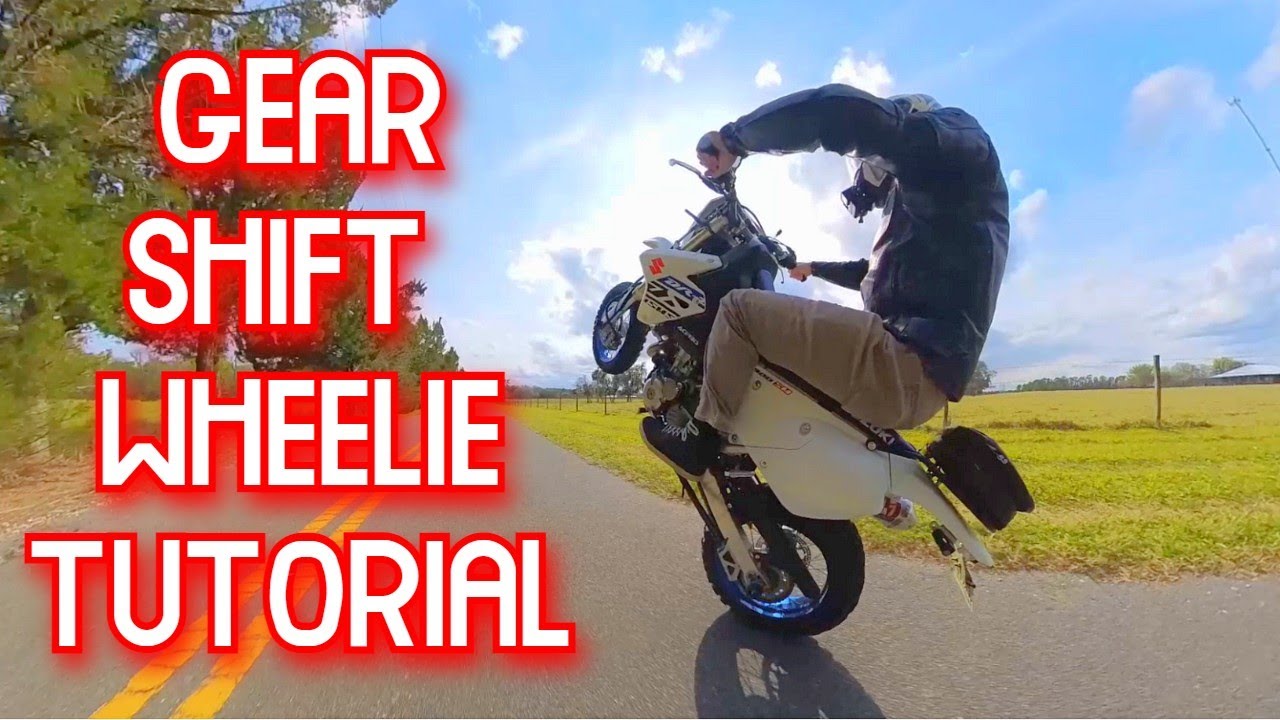 How to do a Wheelie on the DRZ400SM YouTube