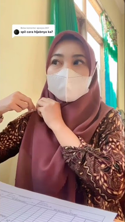 Tutor Cara Pake Hijab Buat Bu Guru Biar Kelihatan Rapi #shorts