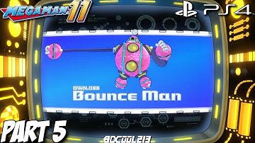 Mega Man 11 Gameplay Walkthrough Part 5 - Bounce Man - Playstation 4 Lets Play
