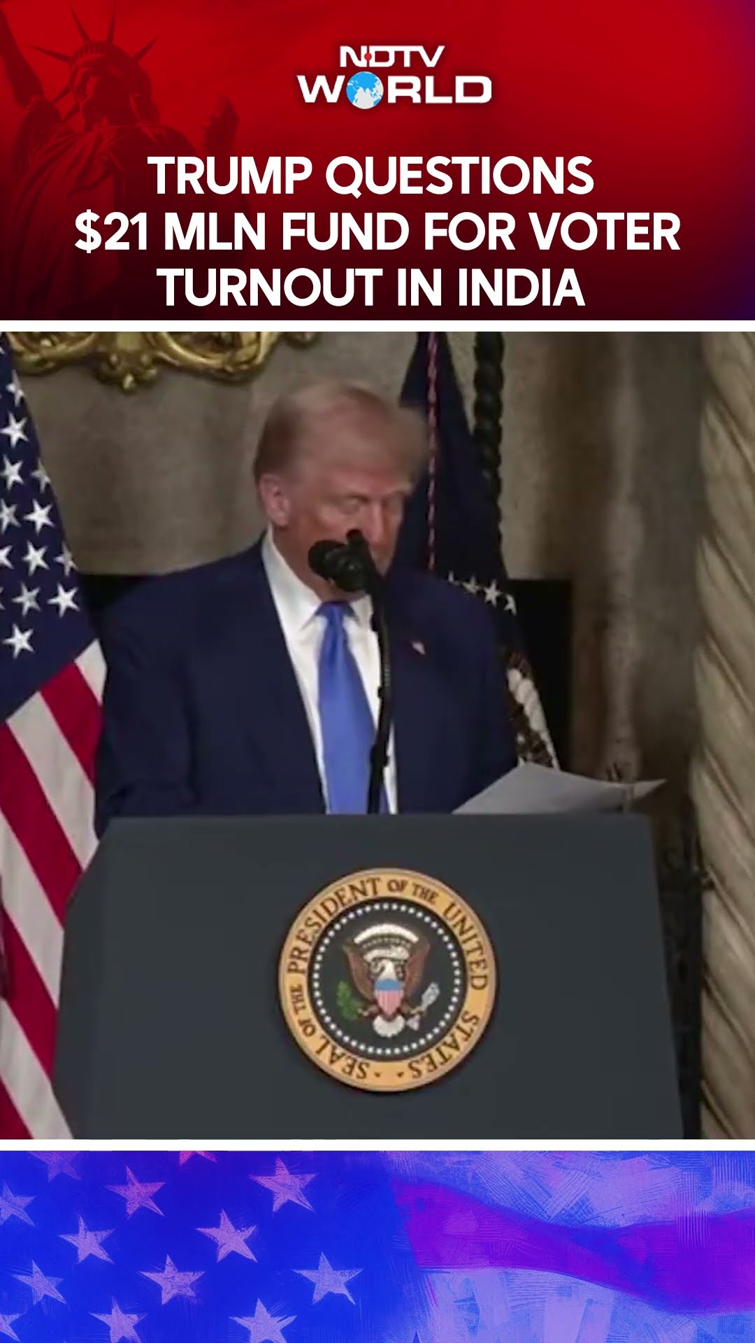 Trump On India's Tariffs | Trump Defends DOGE's Decision to Cancel Fund for Voter Turnout in India