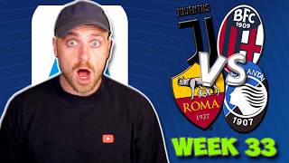 Serie A Week 33 Predictions & Tips Insane Week Of Fixtures In Italy