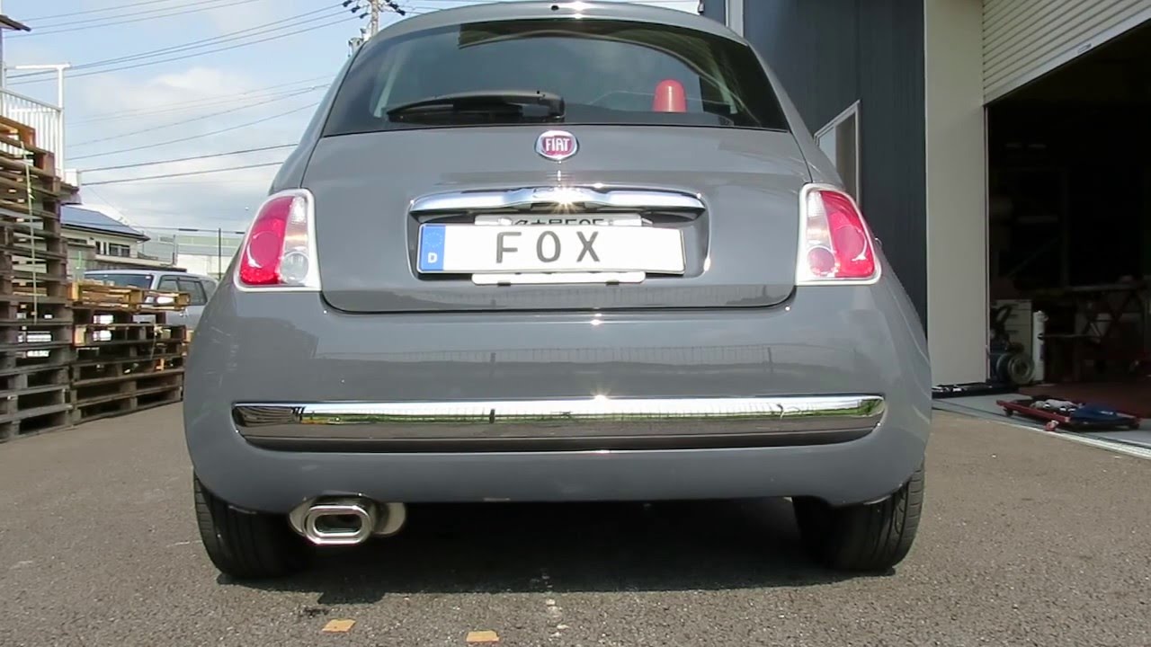 FOX(スポーツマフラー) FIAT 500 1.2 -31212 年式(2007-2014)