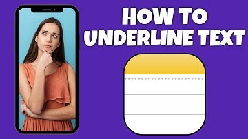 How To Underline Text On The Notes App | Step By Step Guide - Apple Notes Tutorial