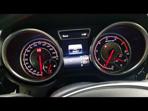 How to reset tyre pressure monitor system - Mercedes AMG GLS 63