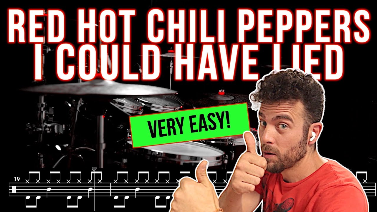 Red Hot Chili Peppers I Could Have Lied Drum Cover (with scrolling