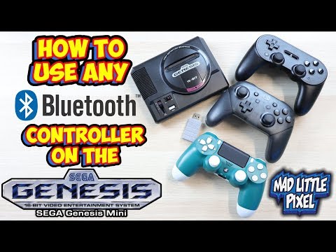 How To Use Any Bluetooth Controller On The Sega Genesis Mini!