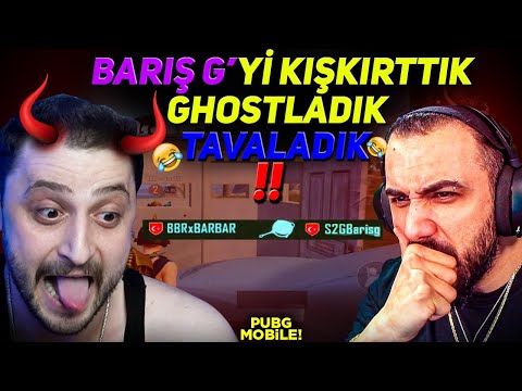 BARIS G KIŞKIRTTIK ❗ GHOSTLADIK , TAVALADIK 😂 l PUBG MOBILE