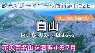 [100 Famous Flower Mountains] A two-day, one-night trip to Mt. Hakusan to see the black lilies! C...