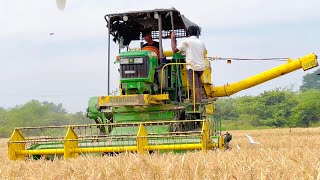 John Deere harvester working | tractor videos |