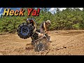 Canam group ride with kolt gene kyle cullen dustin jones mud nats 2024 day 4