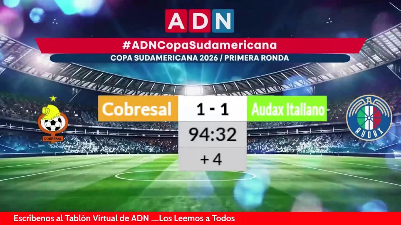 Cobresal vs Audax Italiano - Copa Sudamericana