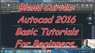 Blend Curves: Autocad 2016 cad software - online autocad classes Part 19-30