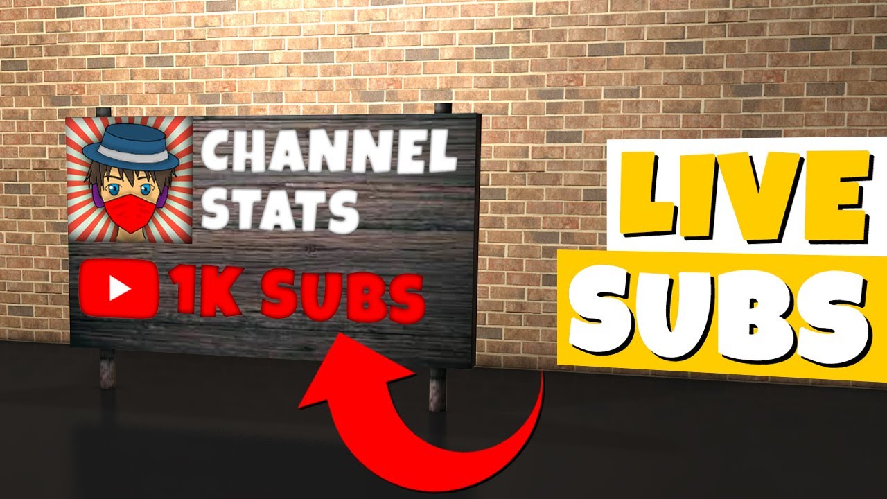 How To Make A Live Sub Count Howtoroblox Youtube - hyper robloxs youtube subscriber count ytcount live