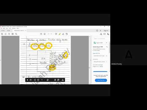 Solve Boolean Function Using Decoder