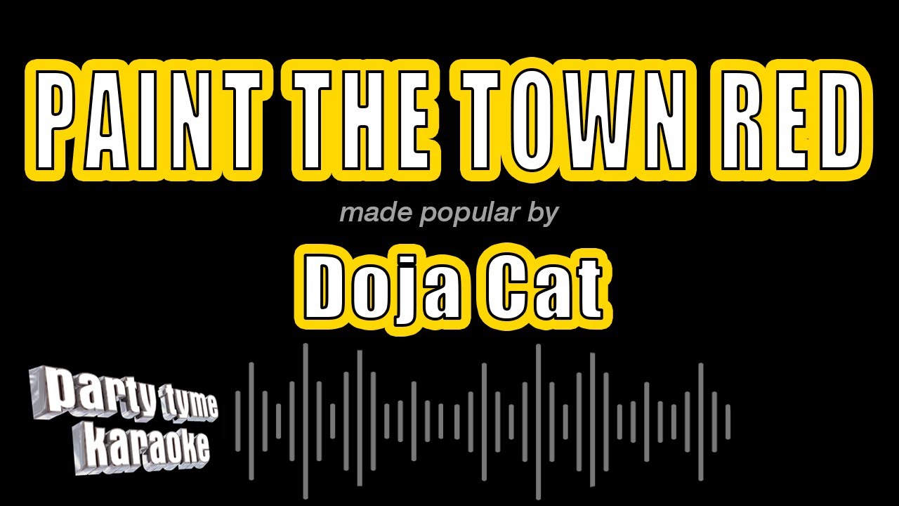 Doja Cat Paint The Town Red (Karaoke Version) YouTube