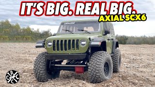 Оно большое. ДЕЙСТВИТЕЛЬНО БОЛЬШОЙ. Jeep Jeep Axial 1/6 SCX6 JLU: распаковка и первый запуск