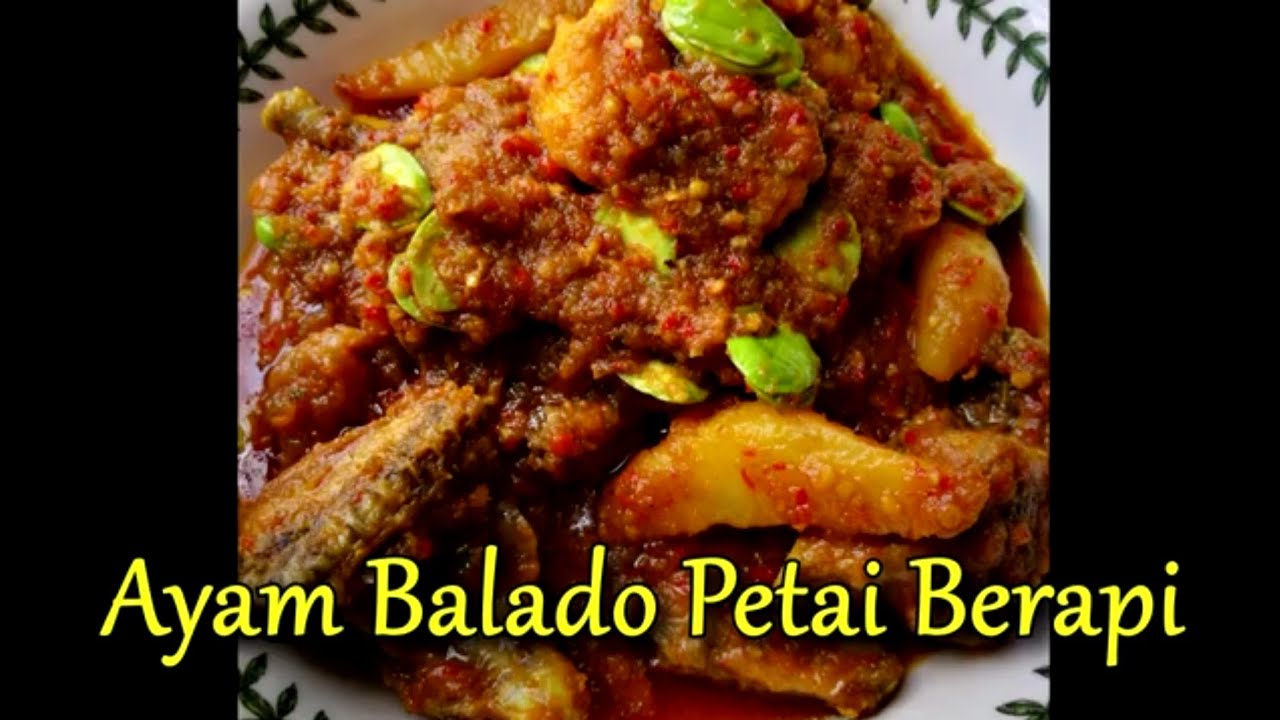 Ayam Balado Petai Berapi - YouTube