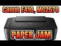 FIX CANON MG2570, E410 PAPER JAM SOLVED 100%