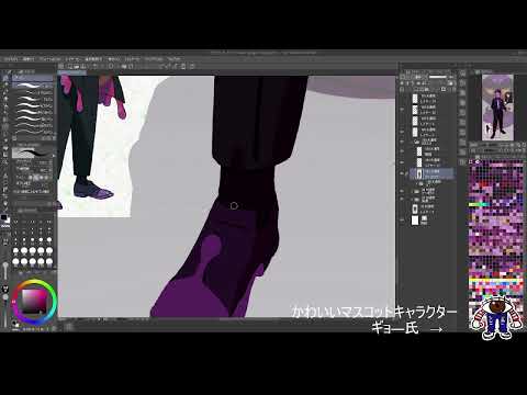 カラスバさんを描いてみよう