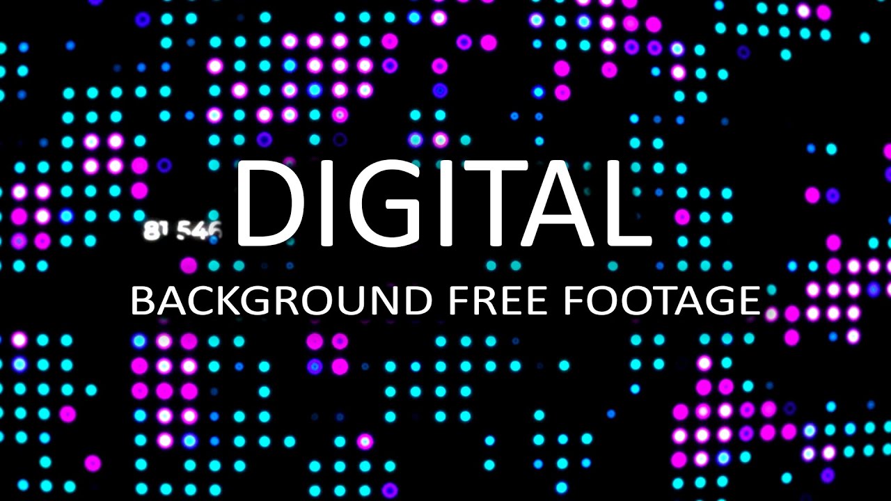 Digital background (Free footage)