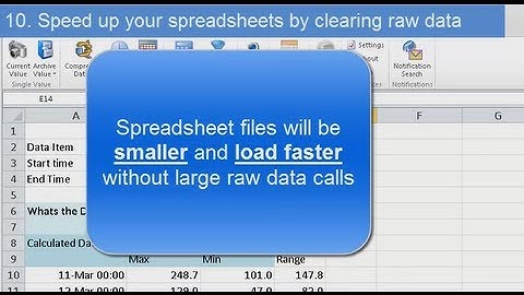 OSIsoft: Get time-summary calculations with PI Calculated Data function (PI DL 2013 Excel Add-in)