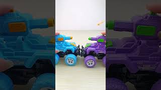 The off-road vehicles that children particularly like can transform and shoot bullets. The tank