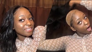 WATCH ME SLAY MY FREE PART LACE CLOSURE WIG !