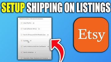 How To Set Up Etsy Shipping On Listings - New Method