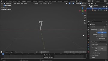 Blender Tutorial: Countdown Animation with geometry nodes in blender 3.6