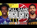 Utah Jazz Vs Atlanta Hawks Full Game Highlights Jan 07 2025 NBA Season 2024 25